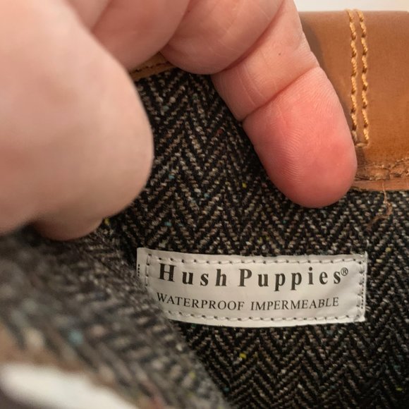 HUSH PUPPIES BROWN BOOTIES SIZE 6M - Picture 11 of 13